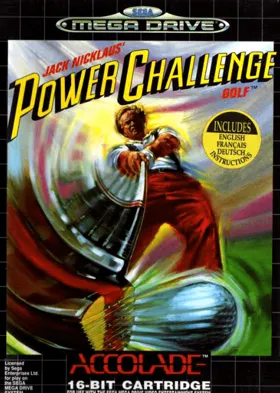 Jack Nicklaus' Power Challenge Golf (USA, Europe) box cover front